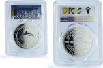 Oman 1 rial Oman 1 rial Dolphin KM-157 Environment Collection PR 70 PCGS silver coin 2002 -