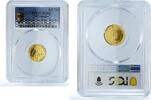 Myanmar (Burma) 1/4 tical Myanmar Burma 1/4 tical Central Bank Bullion Elephant MS 62 PCGS gold coin 1991 -