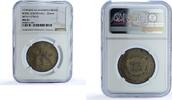 UAE '-1 Ras al-Khaimah Rome Centennial SPQR MS 61 NGC brass medal 1970 -