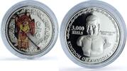 Cambodia 3000 riels Cambodia 3000 riels Peking Opera China Schon-65 Culture Art silver coin 2003 -