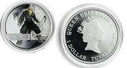 Tuvalu 1 dollar Tuvalu 1 dollar Famous Battles Battle of Hastings Viking Horse silver coin 2009 -