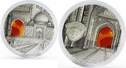 Palau 10 dollars Palau 10 dollars Mineral Art series Taj Mahal silver coin 2014 -