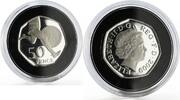 United Kingdom 50 pence Britain 50 pence The Reissued Original Coin proof silver coin 2009 -