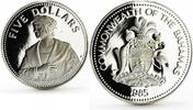 Bahamas 5 dollars Bahamas 5 dollars Christopher Columbus proof silver coin 1985 -