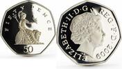 United Kingdom 50 pence Britain 50 pence The First Sub Four Minute Mile proof silver coin 2009 -