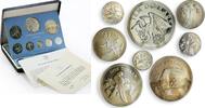Belize 10 dollars Belize set of 8 coins Birds of mangrove swamps proof silver coin 1981 -