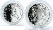 Botswana 5 pula Botswana 5 pula Olympic games 1988 sport runner silver coin 1988 -