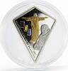 Brazil 5 dollars Cook Islands 5 dollars Pope Visit in Brazil series Jesus Statue silver coin 2007 -