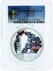 Tuvalu 1 dollar Tuvalu 1 dollar Transformers Robots Optimus Prime PR69 PCGS silver coin 2009 -