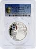 Georgia 5 lari Georgia 5 lari Georgian Book Luke the Evangelist PR70 PCGS colored Ag coin 2018 -