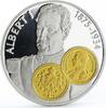 Netherlands 10 gulden Netherlands Antilles 10 gulden Albert I gilded proof silver coin 2001 -