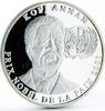 Congo 10 francs Congo 10 francs Kofi Annan Nobel Peace Prize proof silver coin 2001 -