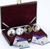 Palau 1 dollar Palau set of 4 coins 200 Years to Frederic Chopin silverplated CuNi coins 2010 -