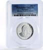 Guinea 200 francs Guinea 200 francs Military Leader Samory Toure PR67 PCGS silver coin 1969 -