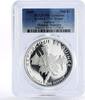 Guinea 500 francs Guinea 500 francs Native Woman Dance PR Genuine UNC Detail PCGS silver coin 1969 -
