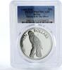 Belize 10 dollars Belize 10 dollars Belizian Birds Laughing Falcon PR67 PCGS silver coin 1984 -