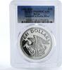 Belize 10 dollars Belize 10 dollars Belizian Birds Roseate Spoonbill PR68 PCGS silver coin 1981 -