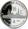France 1 1/2 euro France 1 1/2 euro Cuirasse Bouvet Ship Steamer proof silver coin 2004 -