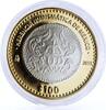 Mexico 100 pesos Mexico 100 pesos Numismatic Heritage SUD 8 Reales bimetal coin 2011 -