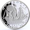Somalia 250 shillings Somali 250 shillings Pilgrim Fathers Mayflower Ship silver coin 2002 -