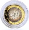 United Kingdom 2 pounds Britain 2 pounds 250th Anniversary Robert Burns piedfort silver coin 2009 -