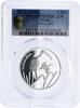 Russian Federation 2 rubles Russia 2 rubles Endangered Wildlife Glossy Ibis Bird PR70 PCGS silver coin 2014 -