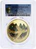 Tuvalu 1 dollar Tuvalu 1 dollar Aviation War Planes MiG15 PR70 PCGS gilded silver coin 2006 -
