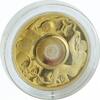 Cook Islands 1 dollar Cook Islands 1 dollar Gemstone Zodiac Signs Gemini gilded silver coin 2003 -