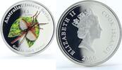 Cook Islands 1 dollar Cook Islands 1 dollar Goliath Stick Insect proof silver coin 2000 -