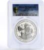 Belize 25 dollars Belize 25 dollars Columbus Ship Clipper Seafaring PR70 PCGS silver coin 1989 -