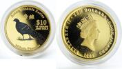 Cook Islands 10 dollars Cook Islands 10 dollars Mikado Pheasant Asian Wildlife Birds gold coin 2001 -