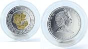 Cook Islands 2 dollars Cook Islands 2 dollars Good Luck Series Goldfish gilded silver coin 2010 -