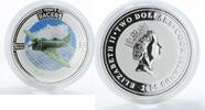 Cook Islands 2 dollars Cook Islands 2 $ Speed Jet 1930 Racers Polikarpov I-16 Aircraft silver coin 2006 -