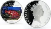 Cook Islands 25 dollars Cook Islands 25 dollars Marine Life Multicolor Fish colored proof silver 2000 -