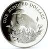 Antigua and Barbuda 100 dollars Antigua and Barbuda 100 dollars Endangered Wildlife Ibis Bird silver coin 1988 -