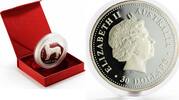 Australia 30 dollars Australia 30 dollars Lunar Calendar series I Year of the Dog silver coin 2006 -