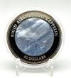Cook Islands 50$ 2013 ZEPPELIN Mother Of Pearl Airship Hindenburg 5 oz Silver Coin
