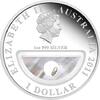Australia 1$ Australia 2011 – Treasures of Australia Pearls – 1 oz. Silver Proof Locket Coin -