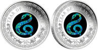Australia 1$ 2025 OPAL LUNAR YEAR OF THE SNAKE 1 oz Silver Coin  190.72 £182.05 £ free shipping