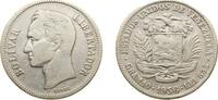 Venezuela 2 Bolívares Venezuela United States 1936 2 Bolívares Silver (.835) (Copper .165) Philadelphia Mint (2500000) 10g VF Y 23 NCV mv2bs-aa -