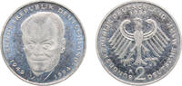 Germany 2 Deutsche Mark Germany Federal Republic of Germany 1997 A 2 Deutsche Mark (Franz Josef Strauss) Copper-nickel clad nickel Berlin Mint (70000) 7 -