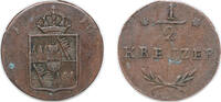 Germany ½ Kreuzer Germany Grand Duchy of Würzburg German states 1810 ½ Kreuzer - Ferdinand Copper Würzburg Mint 2.4g VF KM 475 AKS 6 -