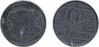 Germany 10 Pfennigs Germany City of Worms (notgeld) German states 1918 10 Pfennig - Worms Zinc 2.27g AU Funck 613.1 Men05 27640.1 Men18 34694.1 -