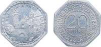 Germany 20 Pfennigs Nuremberg and Fürth, Cities of ND 20 Pfennig - Auf der Burg (Nürnberg-Fürth) Aluminium L. Chr. Lauer Mint 1.2g AU Men05 19256.3 -