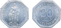 Germany 20 Pfennigs Nuremberg and Fürth, Cities of ND 20 Pfennig - Martin Behaim (Nürnberg-Fürth) Aluminium L. Chr. Lauer Mint 1.2g UNC Men05 19256. -