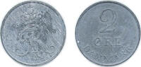 Denmark 2 Øre Denmark 1962 C♥S 2 Øre - Frederik IX Zinc (10980069) 3.21g UNC KM 840 Schön 56 -
