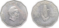 Zambia 50 Ngwee Zambia Republic 1969 50 Ngwee (FAO) Copper-nickel (70000) 11.75g UNC KM 14 Schön 14 -