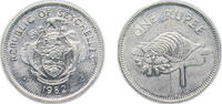 Seychelles 1 Rupee Seychelles Republic 1982 1 Rupee Copper-nickel (2000000) 6.24g UNC KM 50 Schön 50 -
