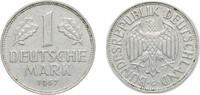 Germany 1 Deutsche Mark Germany Federal Republic of Germany 1957 G 1 Deutsche Mark Copper-nickeL Staatliche Münze Baden-Württemberg Mint (3841000) 5.5g -
