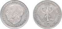 Germany 2 Deutsche Mark Germany Federal Republic of Germany 1984 D 2 Deutsche Mark (Theodor Heuss) Copper-nickel clad nickel (Cladding: 75% Copper, 25% -